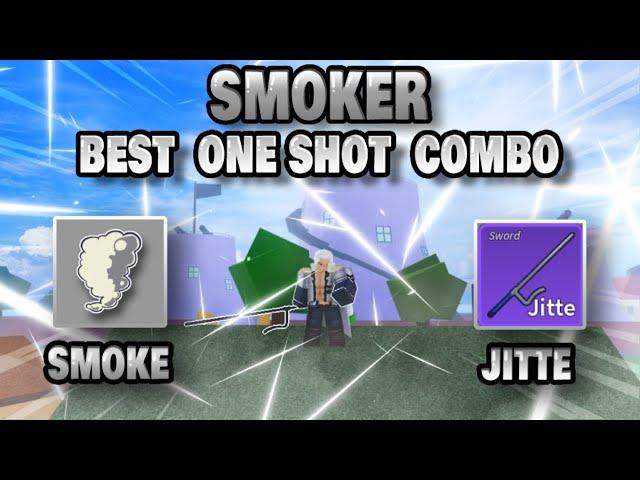 Becoming Smoker Combo And Bounty hunting『 Smoke + Jitte + Human V4 』Blox fruit