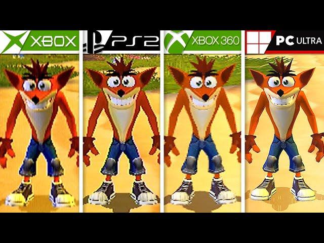 Crash Twinsanity (2004) | PS2 vs Xbox vs Xbox 360 vs PC Ultra 4K (Full Graphics Comparison)