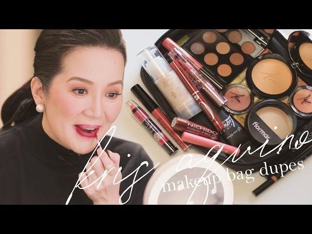 KRIS AQUINO Makeup Bag Dupes ( BUDGETARIAN VERSION ) | Kris Lumagui