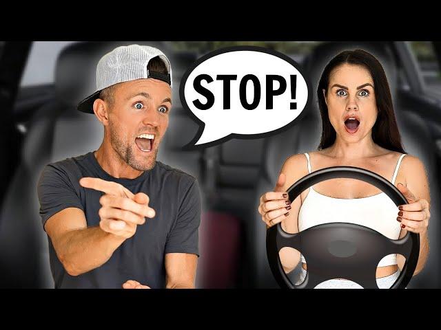 Giving my wife her FIRST DRIVING LESSON! *33 yrs old* | Family Fizz