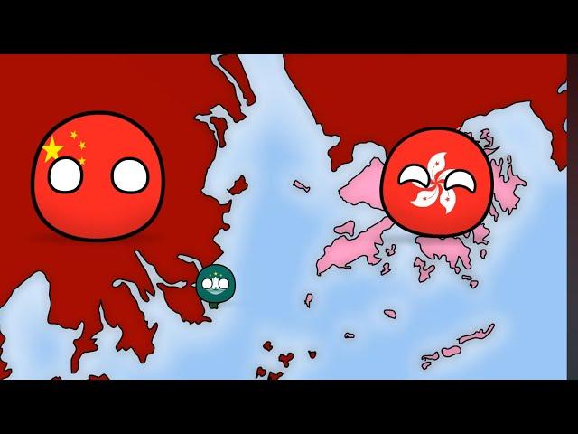 Countryballs - History of Hong Kong And Macau