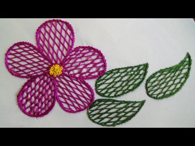 Hand Embroidery: Net Embroidery