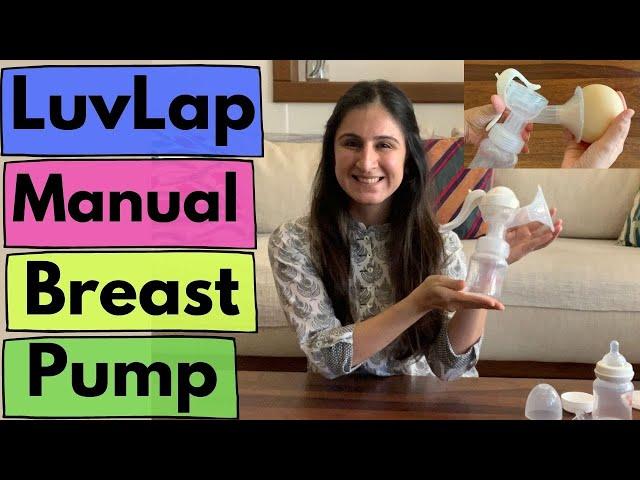 Luvlap Manual Breast Pump || Breastfeeding Made Easy