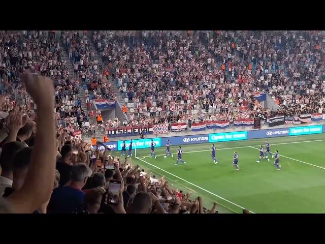 Gol Luke Modrića - Hrvatska - Poljska 1:0 (Opus Arena Osijek)