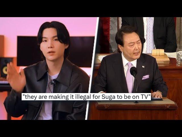 Gov Confirms Punishment! Korea BANS Suga From On ALL Channels? Suga DROPPED From BTS Reunion?(rumor)