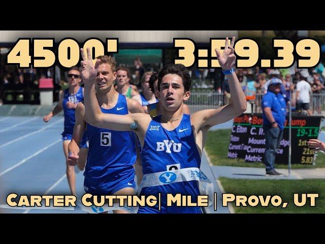 Carter Cutting | Sub-4 Mile | 2025 BYU Robison Invitational
