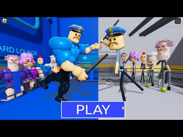 STRONG BARRY Team vs WEAK BARRY Team in BARRY'S PRISON RUN! New Scary Obby (#Roblox)