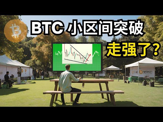 比特币行情分析，BTC 小区间突破，走强了？(BTC/ETH/比特币/以太坊/bitcoin/ethereum行情分析)