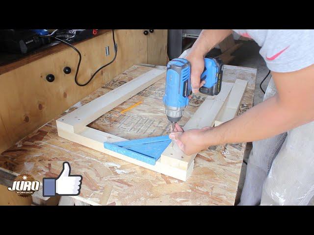 DIY Build Simple Rolling Planer Stand | JURO Workshop