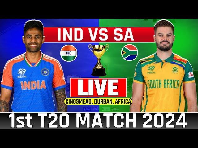 Live India vs South Africa 1st T20 Match, Durban | Ind vs Sa 1st T20 Today Live Cricket Match | #T20