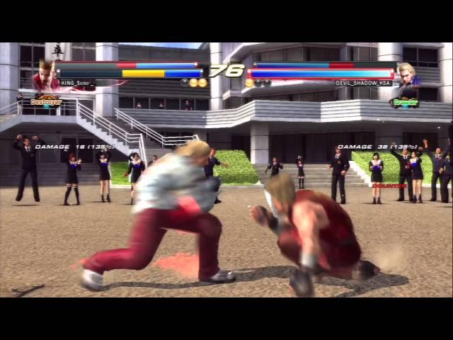 Tekken Tag 2 | Steve Fox 5 hits Rage