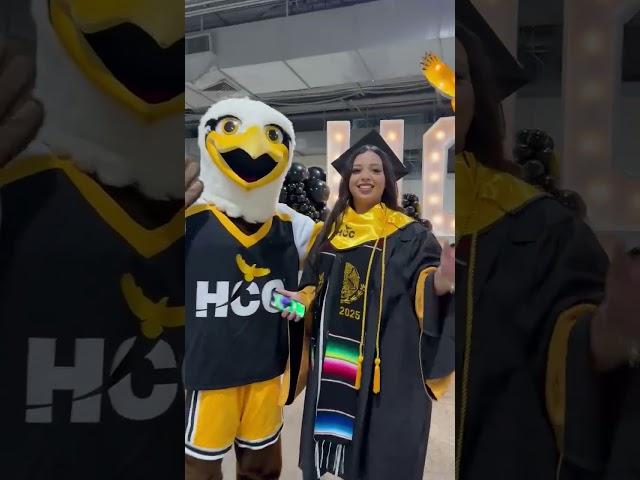Hello from HCC Spring 2025 Commencement!  #collegegraduation #collegegraduates #commencement #hcc