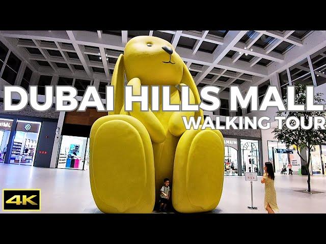 Dubai Hills Mall | Newest Luxury Mall | Walking Tour | 4K | 2023