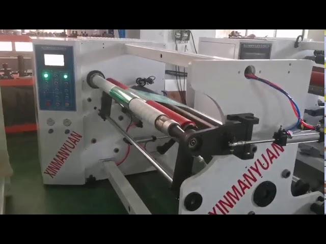 Single shaft full automatic tape rewinding machibe