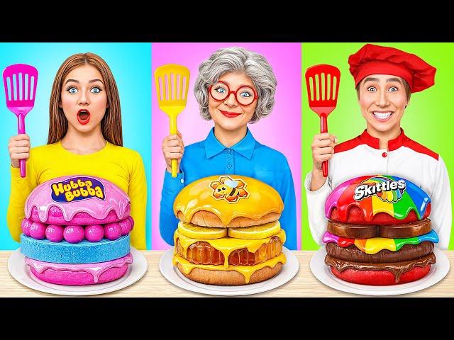 Reto De Cocina Yo vs Abuela | Hacks y Trucos de Cocina de Multi DO Smile