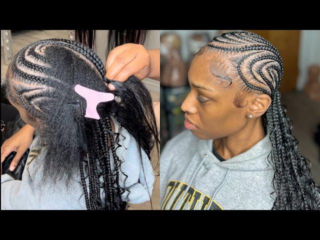 NEW TRENDING LATTO BRAIDSFREESTYLE STRAIGHT BACKS TUTORIAL