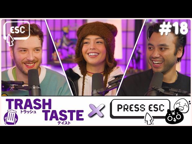 CDawgVA & Gigguk's Anime Origin Story | Press ESC x Trash Taste