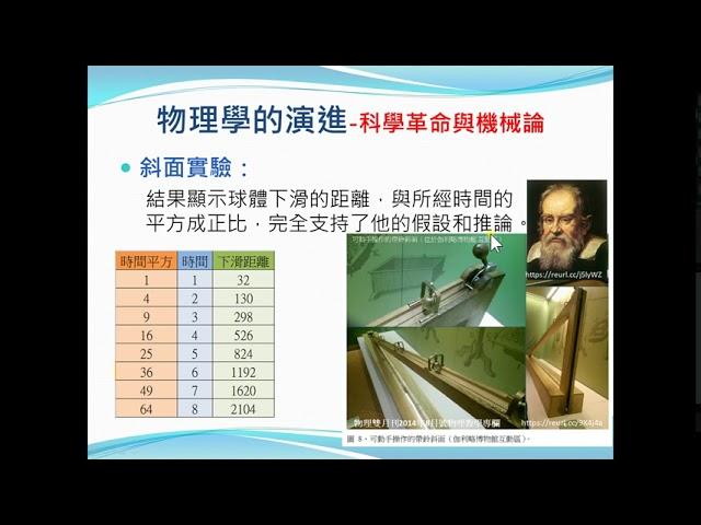 科學態度與方法【觀念】物理學簡介（1／5）：實驗物理學之父伽利略（高一物理）