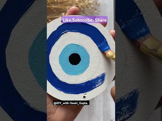 Crafting a little charm to keep the bad vibes away  #DIY #GoodVibes #evileye #diywithswatigupta