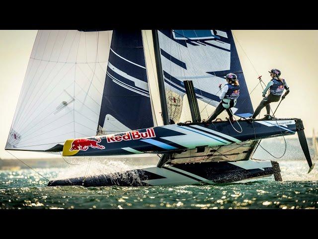 Sailing the "Flying Phantom" Catamaran - Red Bull Foiling Generation