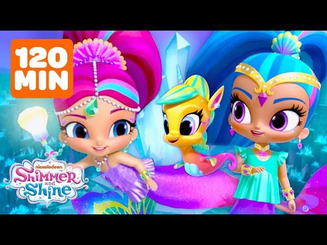 Shimmer and Shine Find Mermaid Crystals In the Coral Reef! + MORE Full Episodes | Shimmer and Shine