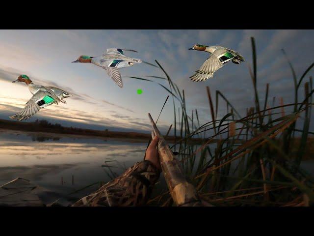 Kayak Duck Hunting Iowa 2021 (CATCH CLEAN COOK) and Two Ducks with One Shot!!