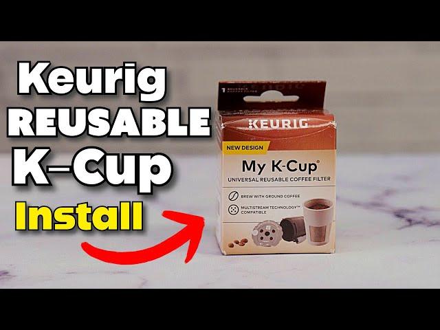 How To Install Keurig Universal Reusable Filter K- Cup Easy Simple