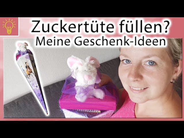 Was kann in eine Zuckertüte? | Wir füllen die Schultüte unserer Tochter | Einschulung | Schule