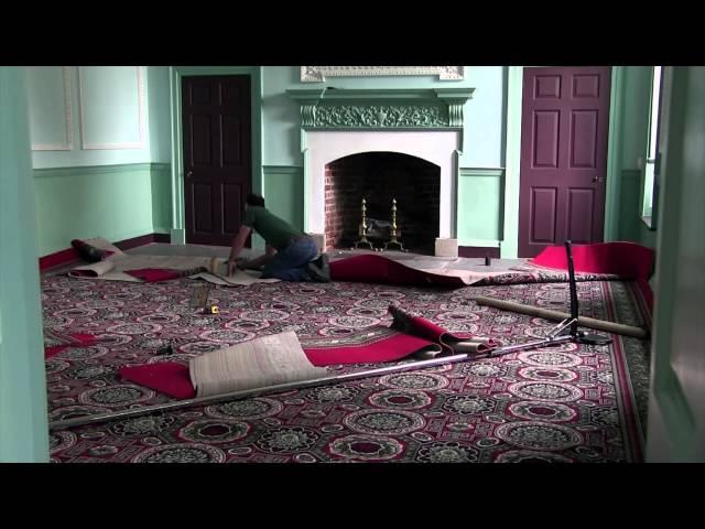 Historic Kenmore Dining Room Carpet Installation