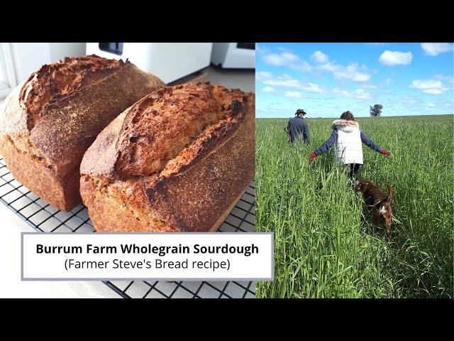 Burrum Farm Wholegrain Sourdough Bread (wheat, spelt & rye) and some highlights of my trip!