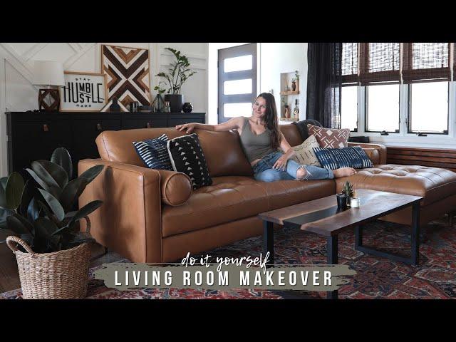 DIY SMALL LIVING ROOM MAKEOVER