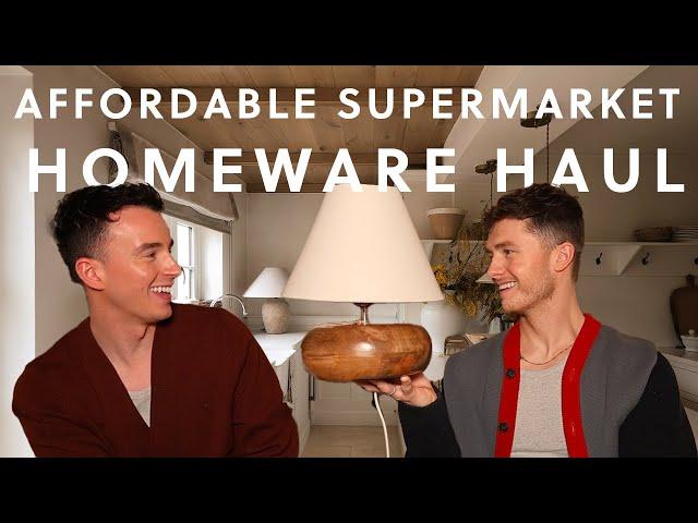 AFFORDABLE SUPERMARKET HOMEWARE HAUL | Sainsburys, M&S, Asda, Modern Country Home Decor | TobysHome