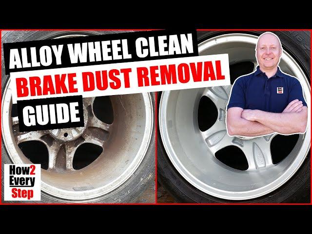 Extreme alloy wheel clean brake dust removal guide using vinegar, caustic soda and WD-40. How to