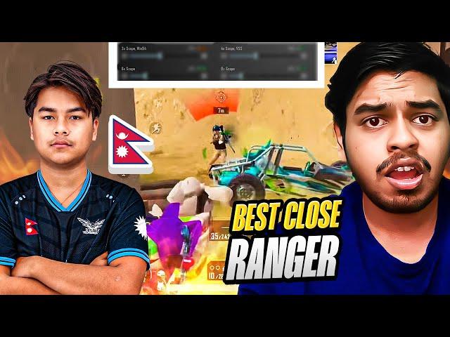 KingAnBru *SHOCKED* NEPAL RANK 1 CLOSE RANGE ? Sensitivity NoFear Gaming BEST Moments in PUBG Mobile