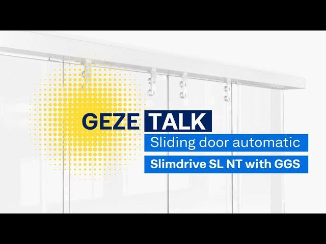 GEZE | Slimdrive SL NT with GGS (all-glass) | product presentation | Swedish with subtitles