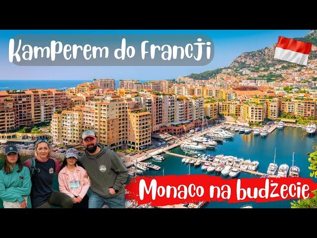 Monaco - Monte Carlo na budżecie. Czy warto tam jechać? Francja Kamperem. Lazurowe Wybrzeże.