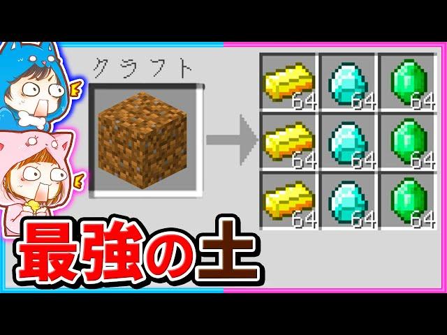 チート級の最強の土を使ってエンドラを倒しに行った結果【マイクラ/まいくら】