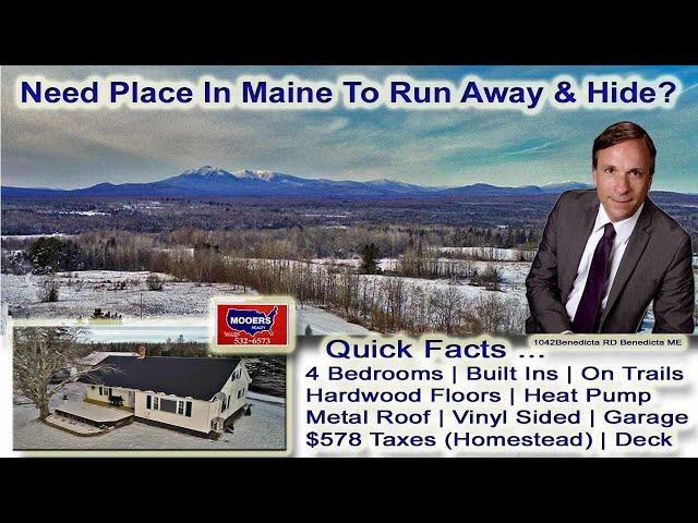 Maine House For Sale | 4 Bedrooms $169,500