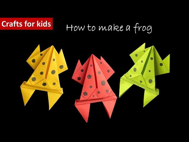 How to make a frog- Crafts for kids