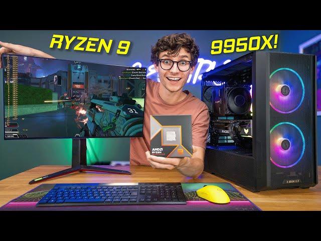 The MOST POWERFUL AMD Gaming PC Build?!  Ryzen 9 9950X & RX 7900 XTX! w/ Gameplay Benchmarks