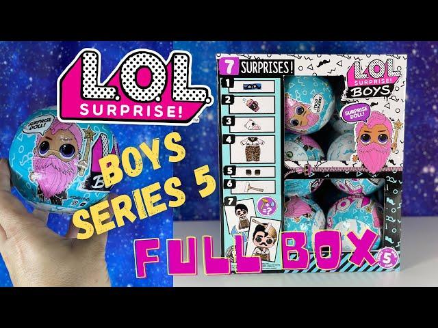 NEW LOL Surprise BOYS Series 5 ! First Full Box Unboxing