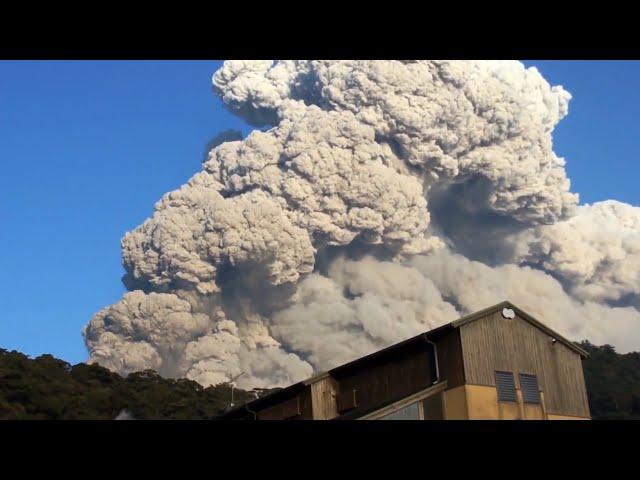 VOLCANO ERUPTIONS caught on camera