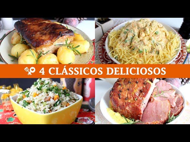 4 RECEITAS CLÁSSICAS DE NATAL - RECEITAS QUE AMO