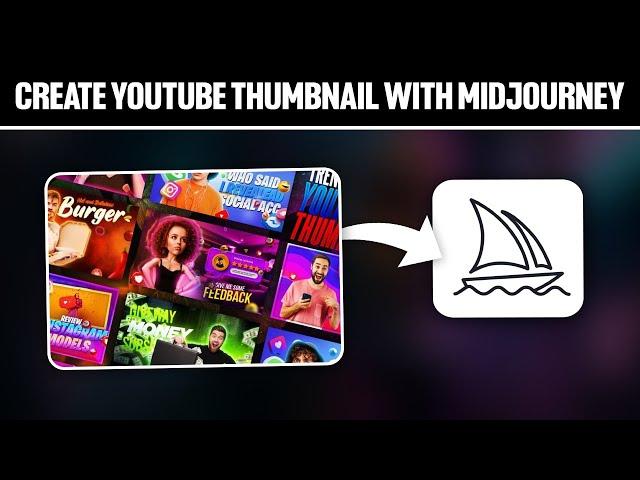 How To Create YouTube Thumbnail With Midjourney 2025! (Full Tutorial)