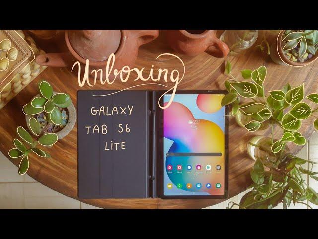 Unboxing Tab S6 Lite - com arte digital 