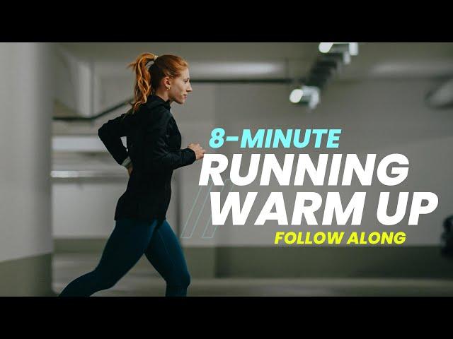 8 Min. Running Warm Up & Mobility | Follow Along |  Prevent Knee & Ankle Pain | Pre-Running Routine