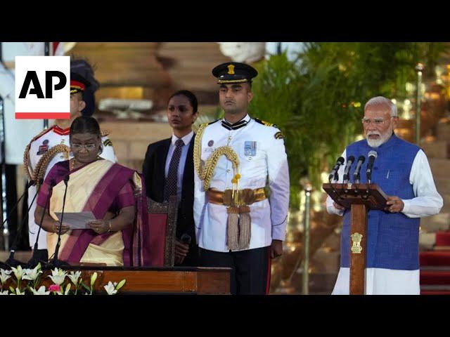 Narendra Modi sworn in for rare third term as Indian Prime Minister