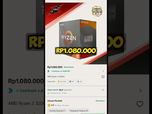 Rakit PC 5 juta fullset mode serius #rakitpc #pcgaming #rakitanpc #gaming #vga #gpu #amd #pcmurah