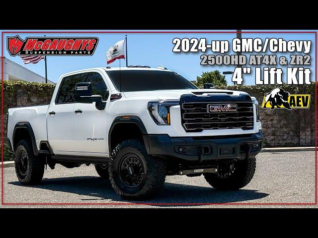 McGaughys 4" Premium Kit - Scott's 2025 GMC 2500HD AT4X AEV by Signature Performance