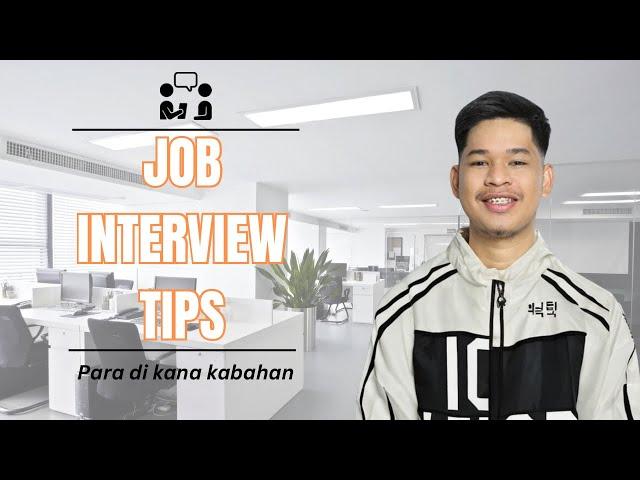 Job Interview Tips (2024) - Para di kana kabahan | Call Center, Virtual Assistant, Fast food atbp.